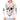 BSAT Joker Skull Hoodie White