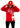 Rebel Society Skull Hoodie Red by BSAT