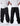 BSAT Combat Cargo Pants Black Baggy fit