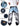 BSAT HUSTLA Baggy Jeans BlueNWhite *Legacy Edition*