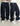 BSAT Stickman Baggy Jeans The Finger Indigo Blue