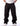 BSAT Stickman Cargo Pants Black Gold The Finger Baggy Fit