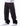 Bronx Deep Black Cotton Twill Baggy Jeans by BSAT