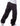 Bronx Deep Black Cotton Twill Baggy Jeans by BSAT