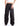 Bronx Deep Black Cotton Twill Baggy Jeans by BSAT