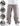 BSAT Bronx Dark Stone Grey Flow Denim Baggy Jeans