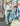 BSAT Aliens 4 Peace The Finger Sky Pink Contrast Baggy Jeans