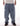 BSAT Super Baggy 90s Pac Wrinkle Marble Jeans Ocean Blue