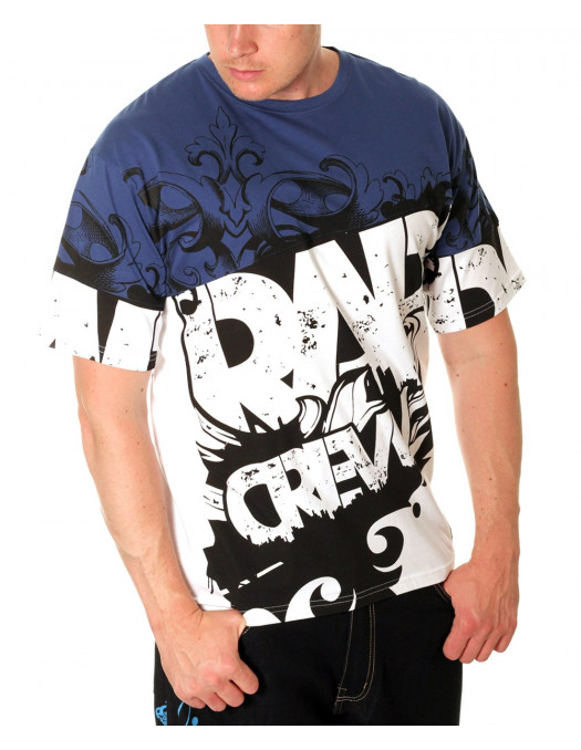 RAP CREW TEE Royal by BSAT