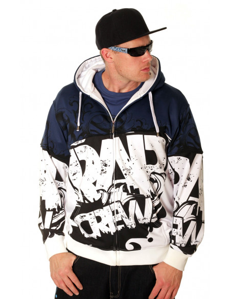 RAP CREW Hoodie Royal  by BSAT