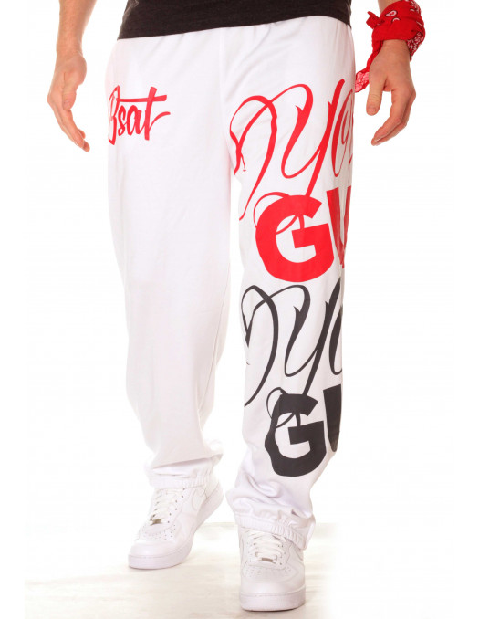 BSAT Young Gunz Sweatpants White