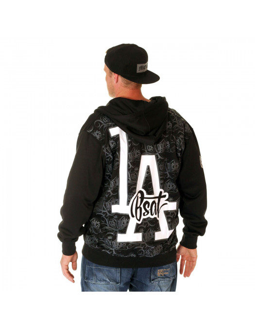 BSAT Los Angeles ZipHoodie Black