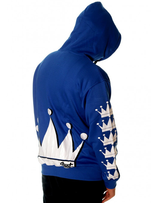 Crown Bronx Hoodie Royal Blue by BSAT