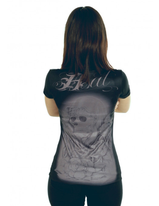 BSAT Praying Skull Tee BlackNGrey