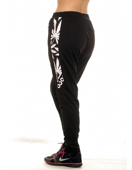 Smokin Track Pants BlackNWhite by BSAT