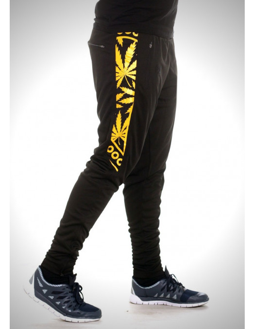 BSAT Smokin Track Pants BlackNGold