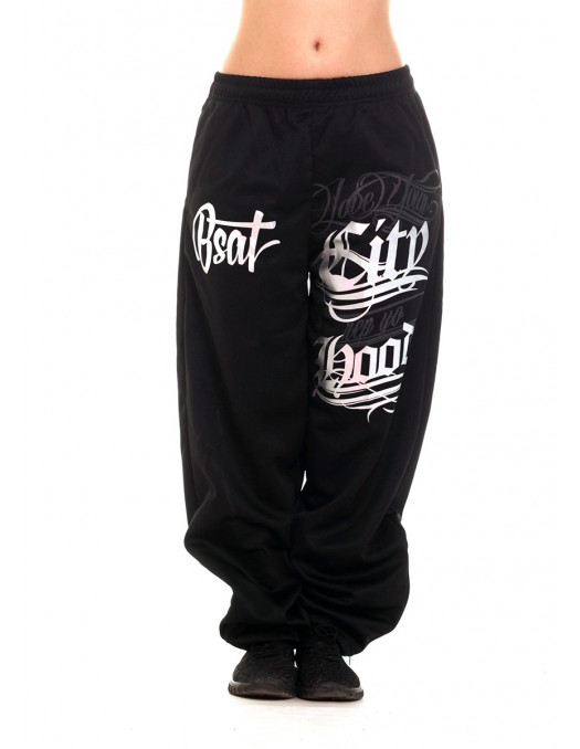 BSAT Hood Sweatpants BlackNSilver