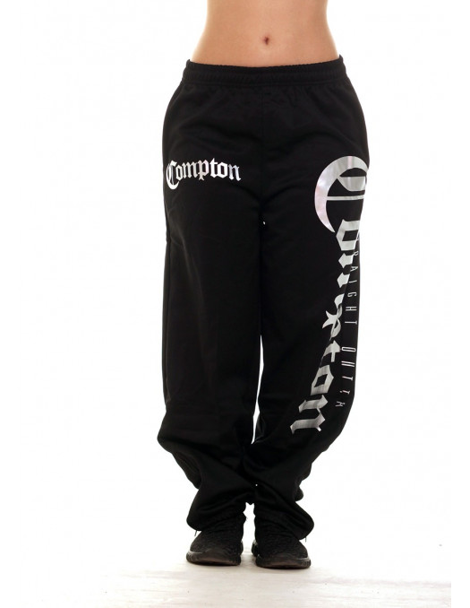 BSAT Straight Outta Compton Sweatpants BlackNSilver