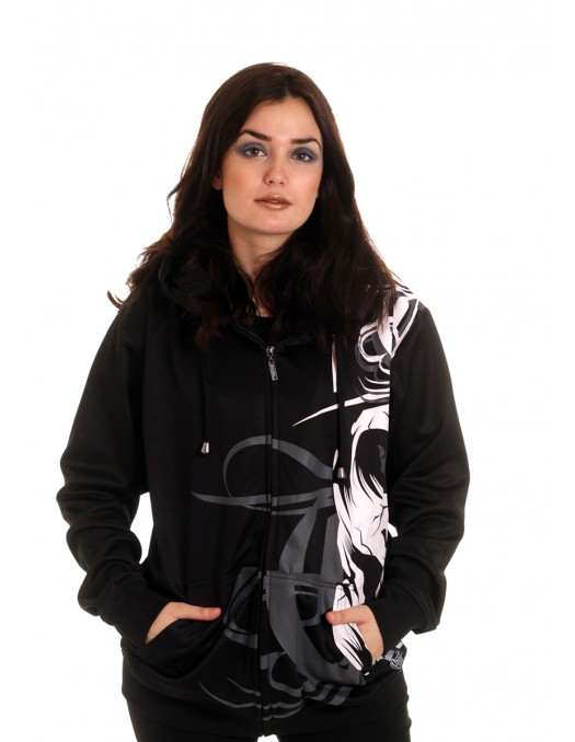 BSAT Cali Skull ZipHoodie Black