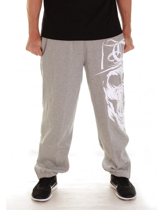 Cali Skull Sweatpants Grey by BSAT