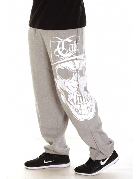 Cali Skull Sweatpants Grey by BSAT