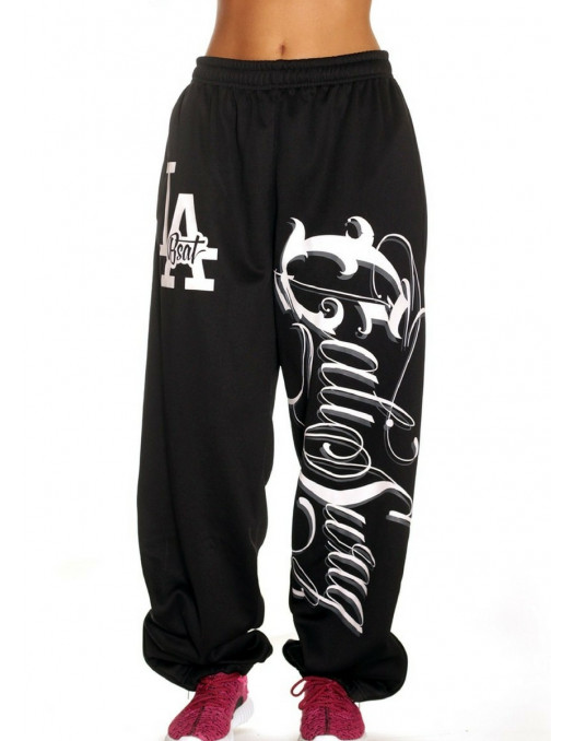 LA Cali Sweatpants Black by BSAT