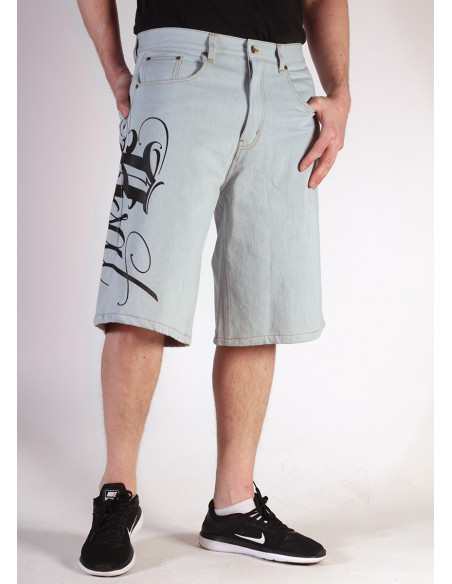 BSAT Script Logo Shorts Blue