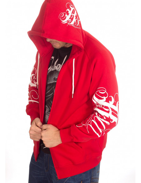 BSAT Art Script Hoodie Red