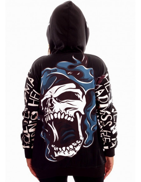 Madness Skull ZipHoodie El Barrio by BSAT