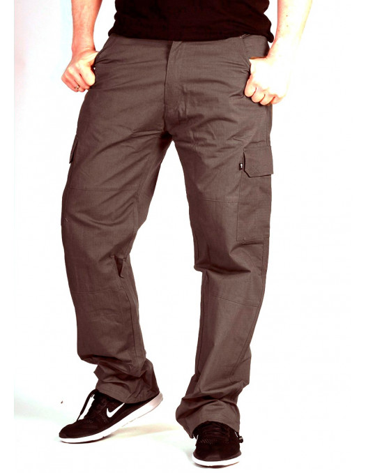 BSAT Regular Fit Combat Cargo Pants Grey