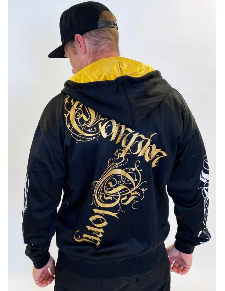 Compton Glory ZipHoodie Black by BSAT