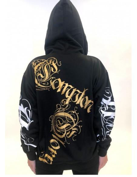 BSAT Compton Glory ZipHoodie Black