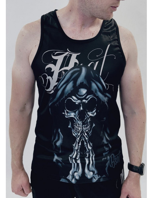 Dark Praying Skull Tank Top by BSAT