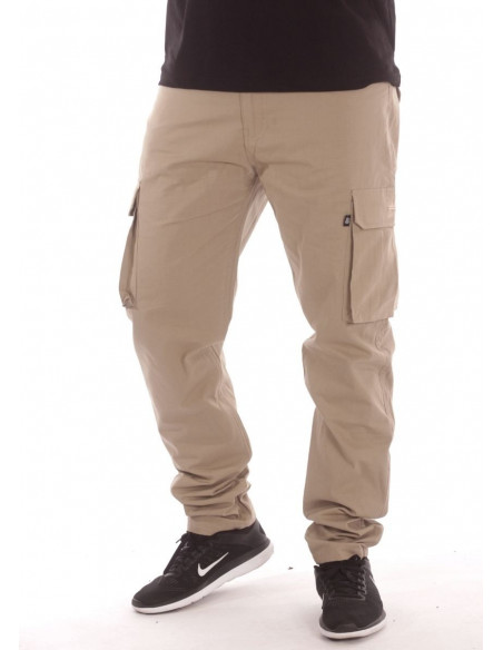 BSAT Tapered Fit Cargo Pants Beige