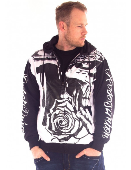 Rebels Union ZipHoodie WhiteNBlack by BSAT *LTD.EDITION*