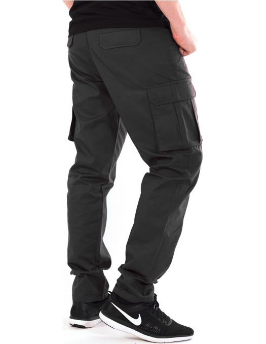 BSAT Tapered Fit Cargo Pants Dark Grey II