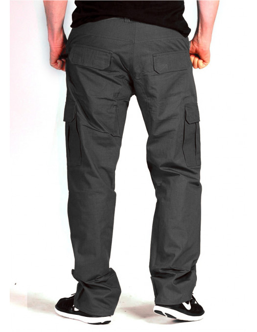 BSAT Regular Fit Combat Cargo Pants Dark Grey II