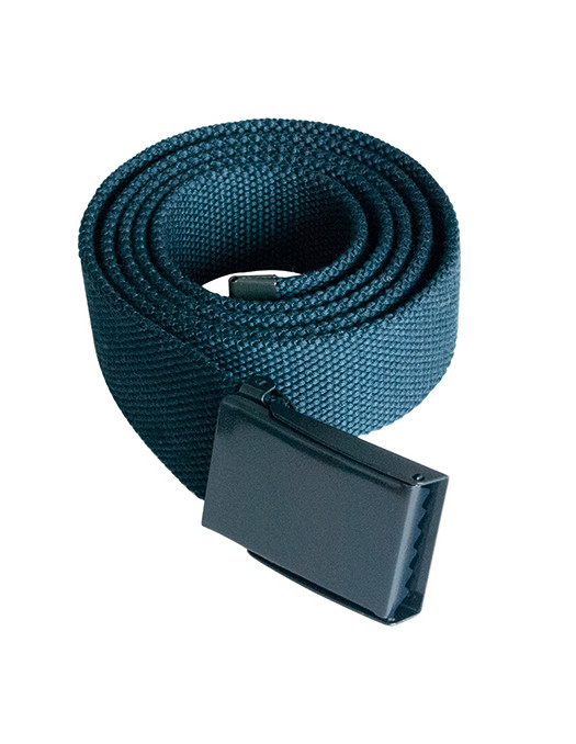 Solid Color Belt Polyester Navy