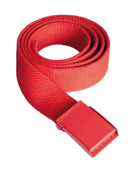 Solid Color Belt Polyester Red