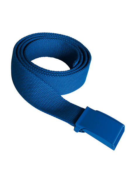 Solid Color Belt Polyester Royal Blue