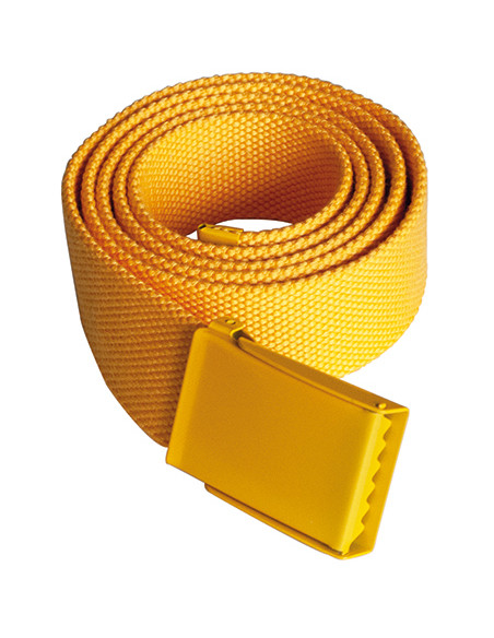 Solid Color Belt Polyester Yellow