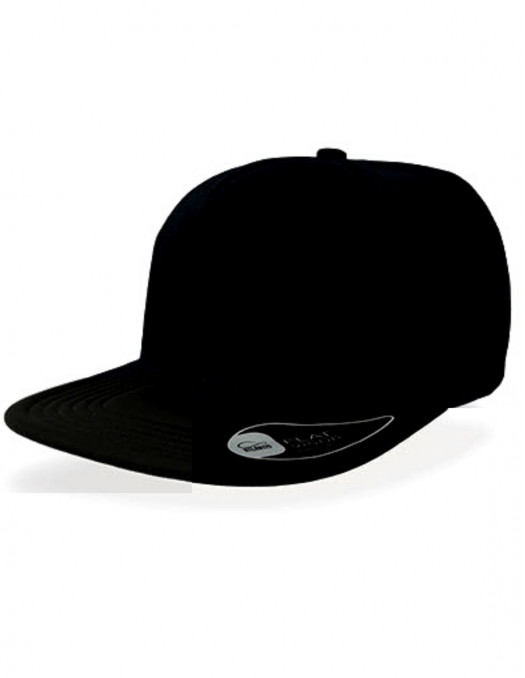 Atlantis Plain Snap Cap Black