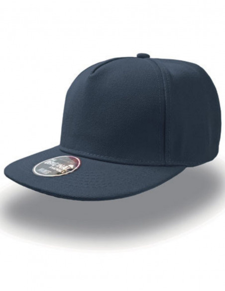 Atlantis Plain Snap Cap Navy