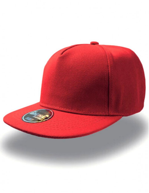 Atlantis Plain Snap Cap Red