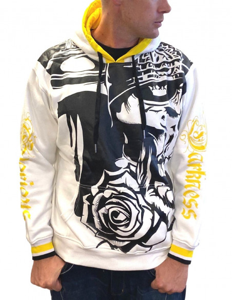 BSAT Darkness Glory Graffitti Hoodie White