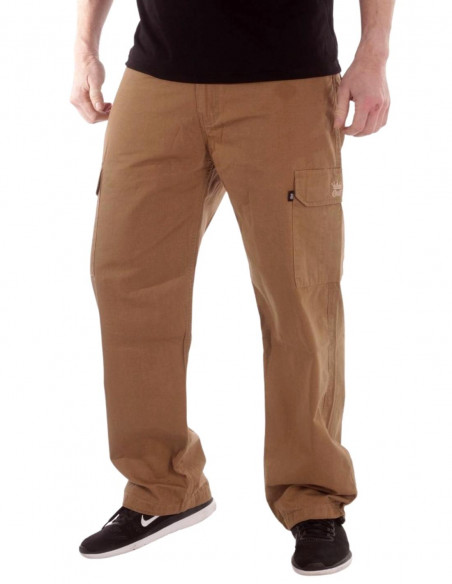 BSAT Combat Cargo Pants Dark Khaki Baggy Fit