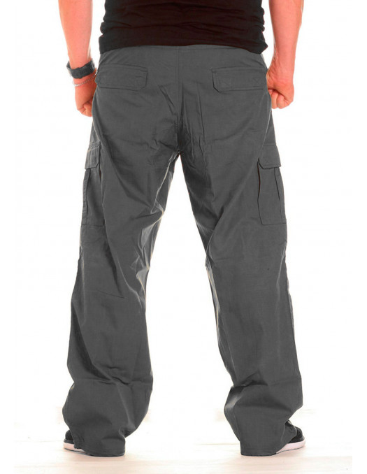 BSAT Combat Cargo Pants Light Grey Baggy