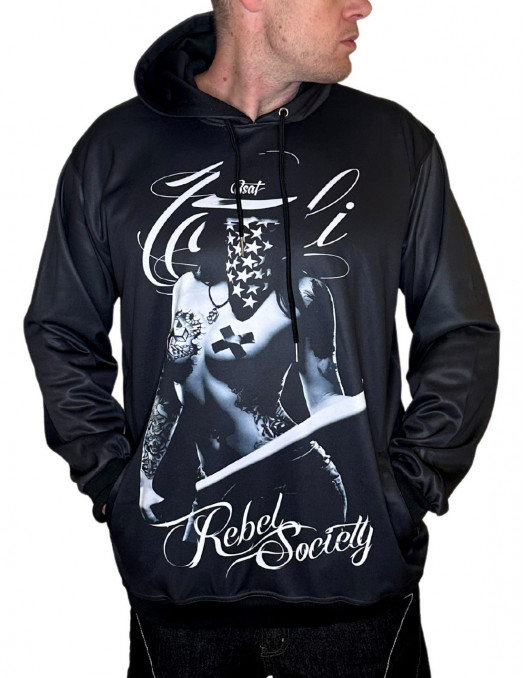 Baseball Chica Rebel Society Hoodie by BSAT