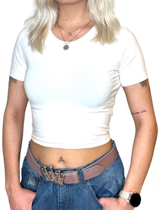 White Crop Tops & Cropped Blouses for Women