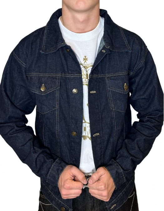 90S Denim Jacket Indigo Blue by BSAT